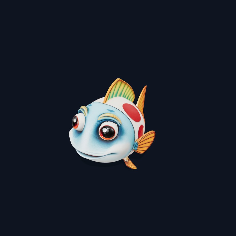 Cartoon Fish Model Pack for Animation and Games